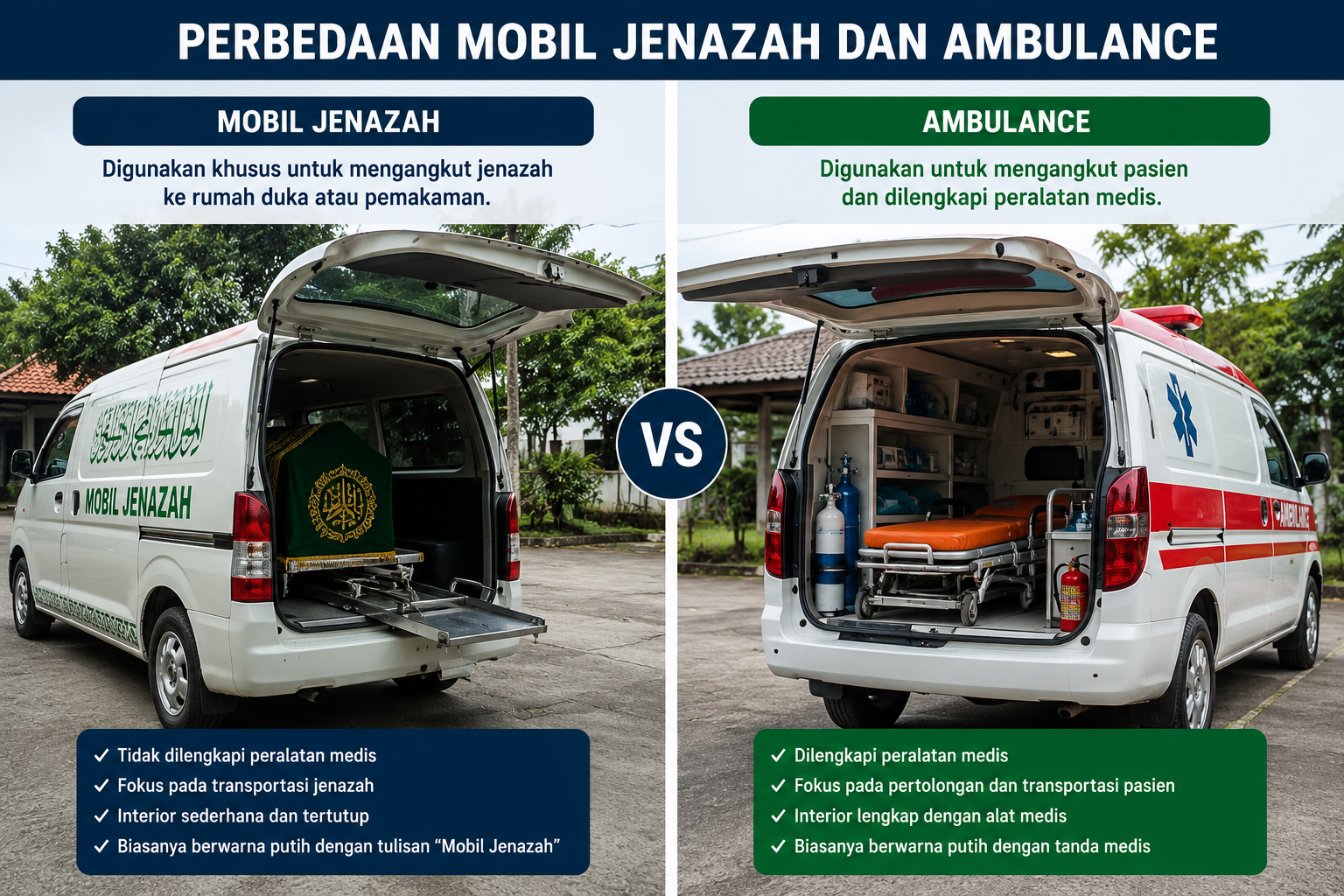 Bedanya ambulans